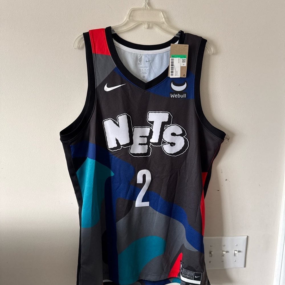 Men’s Nike Cam Johnson #2 Brooklyn Nets KAWS 2023 City Edition Jersey Sz 52 NWT - Picture 1 of 7